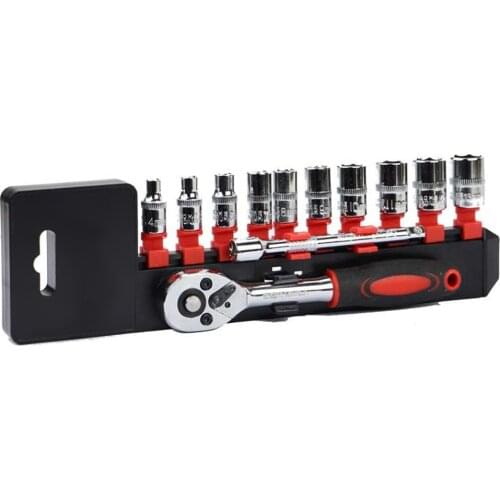 12pcs Key Ratchet Wrench Spanner Socket Set Hardware Vanadium Repairing Kit Hand Tools Car Repair Adjustable Spanner