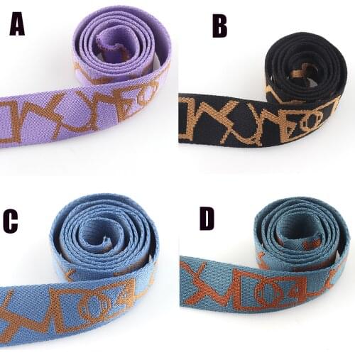 38mm(1.5") Purple Striped Canvas Ribbon Woven Knapsack Leash Webbing Strapping Sewing Bag Belt Accessories