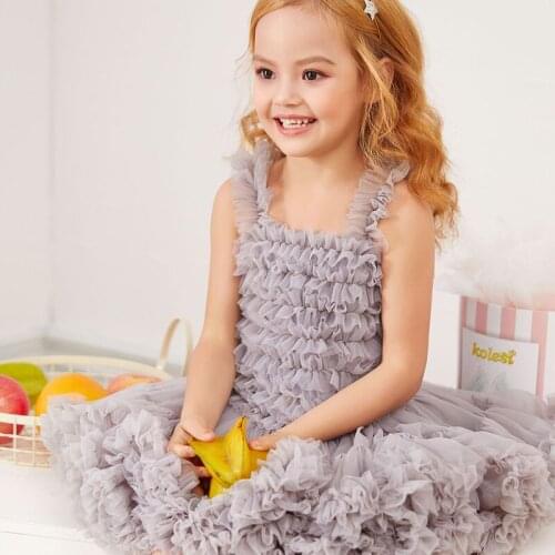 Ballet Dance Dress For Girls Fairy Tutu Dance Wear Kids Stage Costume Tutu Dance Outfits Pink Birthday Dresses Ballerina JL1433