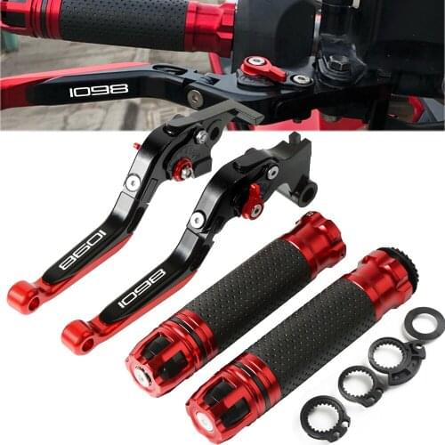 For Ducati 1098/S/TRicoloR 1098S TRicoloR 2007 2008 Motorcycle Extendable Adjustable Foldable Handle Levers Brake Clutch Lever