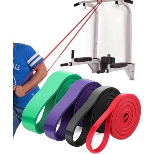 Fitness Bands Rubber Elastic Resistance Bands Training Bodybuilding Expander Pull Up Band Rope Stretch Home Gym Equipment Letax