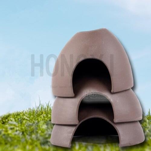 HONGYI 1 piece ST-201/202/203 ceramic dodge fish house shrimp breeding station porgy tank fish tank tile aquarium supplies