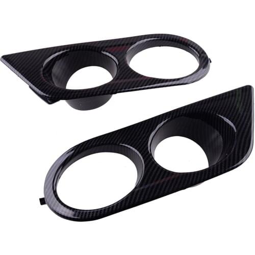 1 Pair Fog Light Cover Bezel Plastic fit for BMW E46 M3 2-Door 2001 2002 2003-2006 Non-M Tech Bumper 51112695255 51112695256