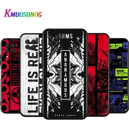 Trend Fashion Logo For Huawei Nova 2 2i 3 3E 3I 4 4E 5 5I 5Z 5E 5T 6 7 7I 8 SE Lite Pro SE Silicone Black Phone Case