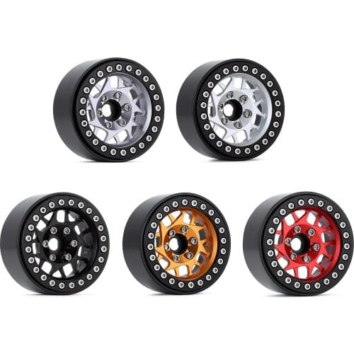 4PCS Metal 1.9" Wheel BEADLOCK Rim for 1/10 RC Crawler Car Axial SCX10 90046 AXI03007 Traxxas TRX-4 RedCat Gen8