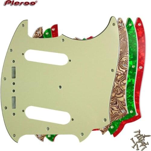 Pleroo Custom Guitar pickgaurd Scratch Plate - For US Mustang Guitar Pickguard Scratch Plate