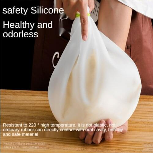 Silicone Bread Pastry Pizza Cookies Kneading Bag Kitchen Tools Dough Nonstick Flour Mixer Bag Reusable Cooking Pastry Tools