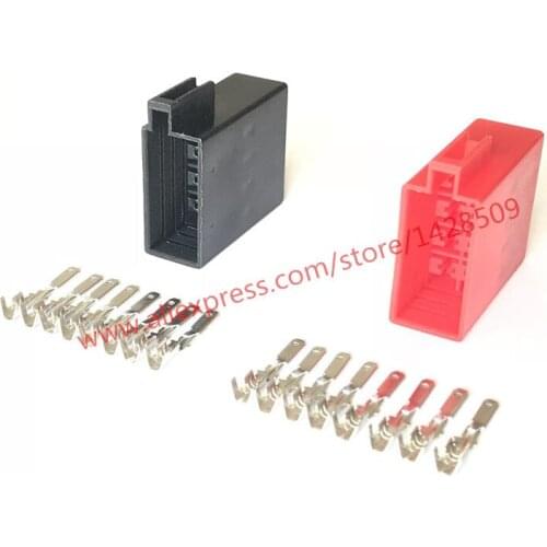 5 Sets Universal Car Radio ISO Connector Car Radio Connector 8 Pin Adaptor Male Plug Use For VW