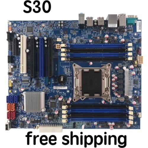 03T6734 For Lenovo S30 Desktop Motherboard C602 X79 Mainboard 100%tested fully work