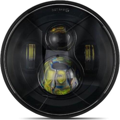 1/2pcs 45W Super brightness Car 7" Headlights Round LED Headlights Kit High Low Beam white for 1997~2006 Jeep Wrangler TJ 2 Door