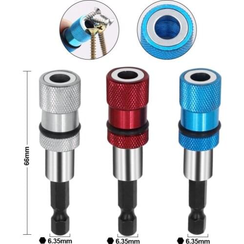 1/4 Inch Hex Shank Screw Depth Magnetic Screwdriver Bit Holder Hex Driver with Drill Bits Bar Extension Electric Screwdriver Bit