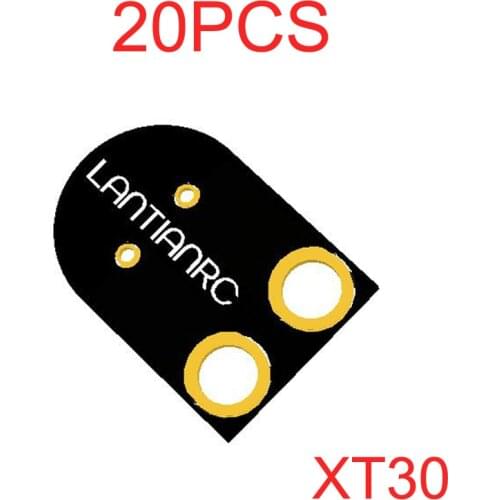 20PCs XT30 PCB Welding Board Plate Fixed Seat Connector D8mm Capacitance Holder PCB XT30 Cap PCB Filter For For FPV Drone 250
