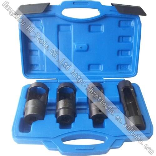 4pcs 1/2" Dr. Japanese Type Sensor Socket Set Remove Screw Sensor Line