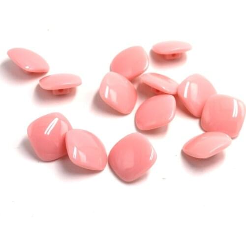 50pcs 22mm woman pink square Resin coat buttons accessories DIY manual material Suit dress coat buttons