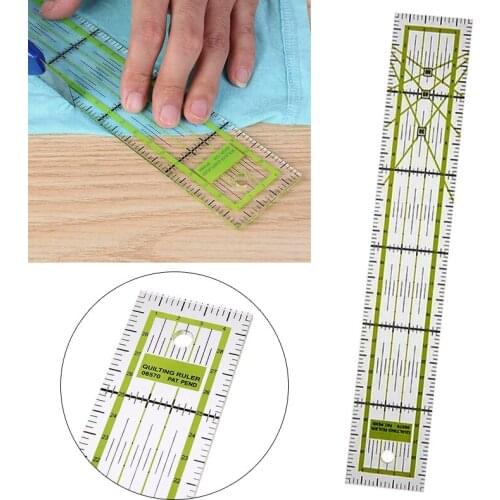 Acrylic Patchwork Ruler Transparent Quilting Ruler Sewing Tailor Patchwork Quilting Template Ruler Drawing Tools Stationery