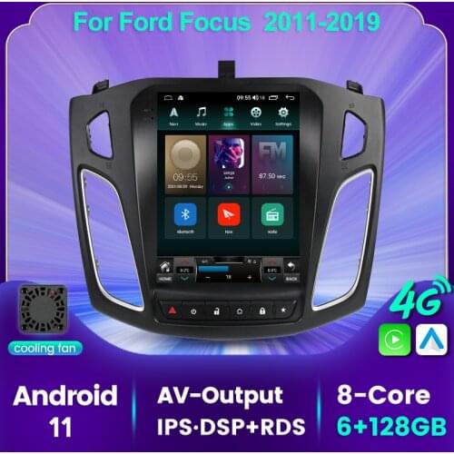 6G+128G Android 11 RDS DSP Car Audio Car Video Player Car Multimedia Player For Ford Focus 2011-2019 Navigation GPS NO DVD
