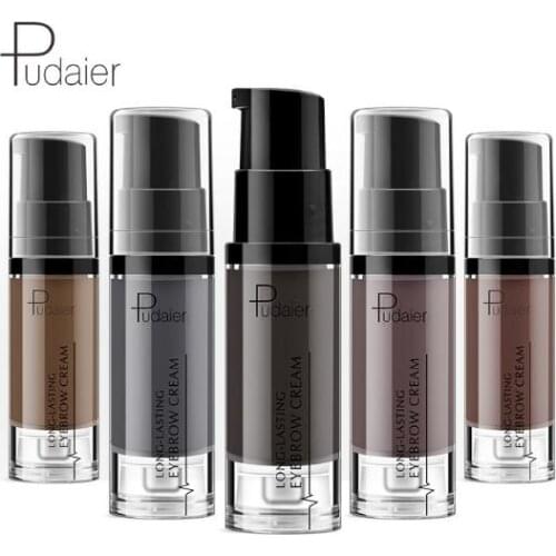 Pudaier Brand Eye Brow Tint Cosmetics Natural Long Lasting Paint 6 Colors Eyebrow Enhancer Brown Black Eyebrow Pencil Gel Makeup