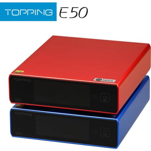 TOPPING E50 Decoder MQA DAC ES9068AS 32Bit/768kHz DSD512 DAC with Remote Control The Best DAC for TOPPING L50