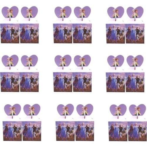 Disney Princess Frozen 2 Theme Birthday Party Candy Box Birthday Party Kids Candy Box Wedding Gift Box Baby Shower Party Supplie