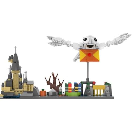 Magic Architecture Space War Famous Scene Back To The Future Skyline Building Blocks Bricks Bulk Model Educational Kids Toys