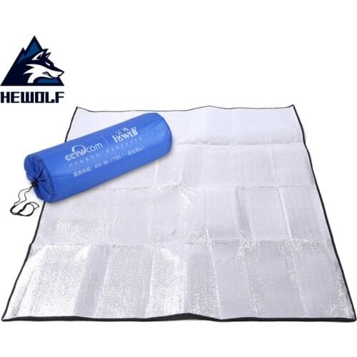 190*146CM Camping Picnic Mat Waterproof Double Sided Aluminum Film Dampproof Ourdoor Mat Ultralight Portable Mat Beach Picnic