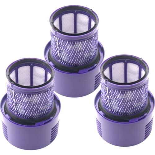 Washable Big Filter Unit For Dyson V10 Sv12 Cyclone Animal Absolute Total Clean Cordless Vacuum Cleaner, Replace Filter