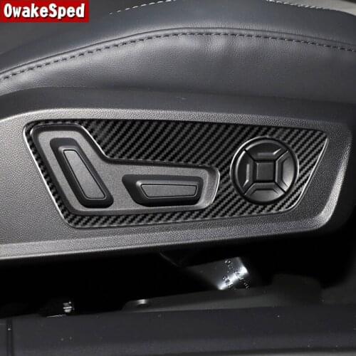Stainless Steel For Audi A6 C8 A7 2019-2020 Car Styling Seat Adjustment Decorative Panel Interior Accessories