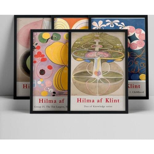 Hilma af Klint poster, af Klint print, Abstract art print, Swedish art, Scandinavian poster, Hilma af Klint, Modern arthibr