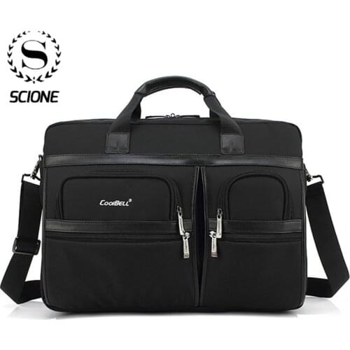 Scione Men Laptop Briefcases Office Bags For Men Women Large Shoulder Crossbody Bags Office Handbag