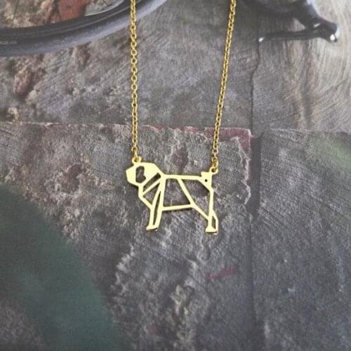 Drop shipping-Pug pendant Necklace