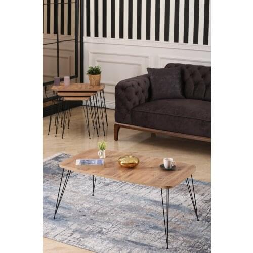 Modern Zigon And Medium coffee table Set Atlantik Pine coffee tables table basse furniture living room table