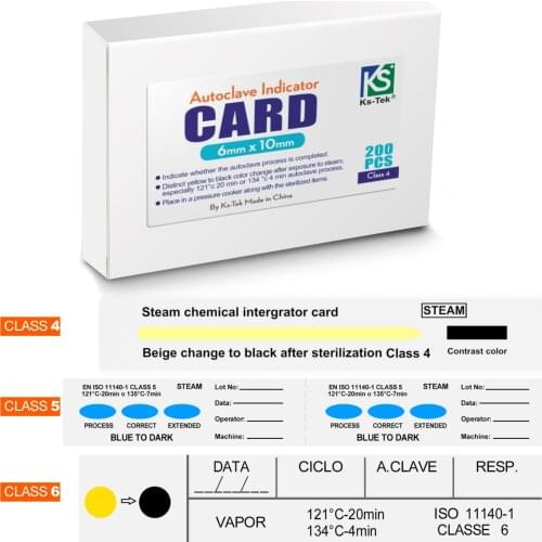 Dental Tape Sterilization Indicator Autoclave Cards Dental Cleaning Oral Care Supply Teeth Whitening Accessories