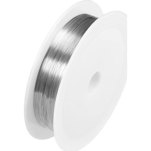 Uxcell Heating Resistor Wire Nichrome Resistance Wires for Heating Elements 0.1-0.3mm dia 0.2mmx229.7ft DxL