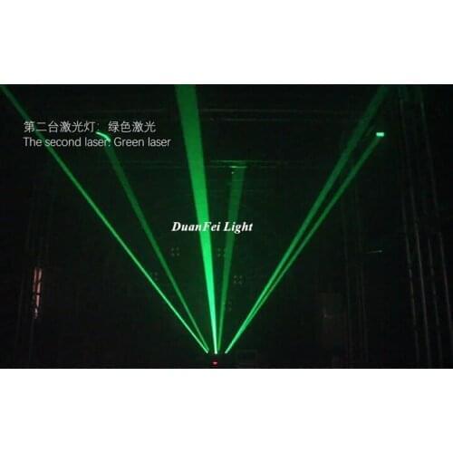 6pcs Laser Light RGB Floral Color Laser Light Projector Unlimited Rotating Disco Laser Light