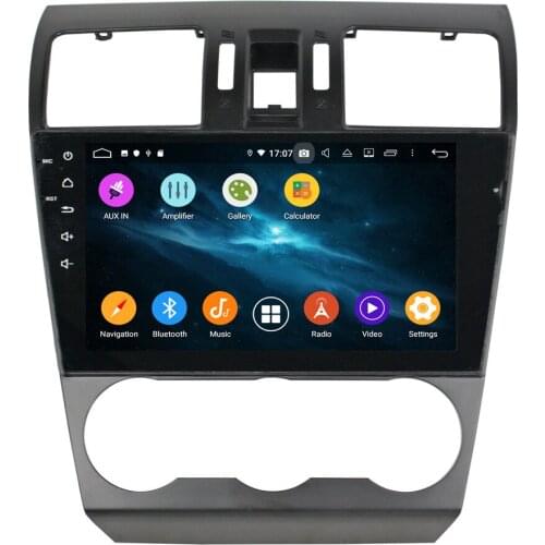 9" 6 Core Android 9.0 Car Multimedia Player For SUBARU Forester/XV 2013-2014 Stereo 1024*600 Audio 4G+64G Car Radio DSP Recorder
