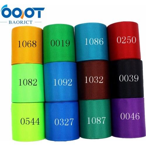 18-50-8 2'' 50mm Solid Color Grosgrain Ribbon 10yds/lot,DIY handmade bow Festival Gift Packaging Party Birthday Accessories