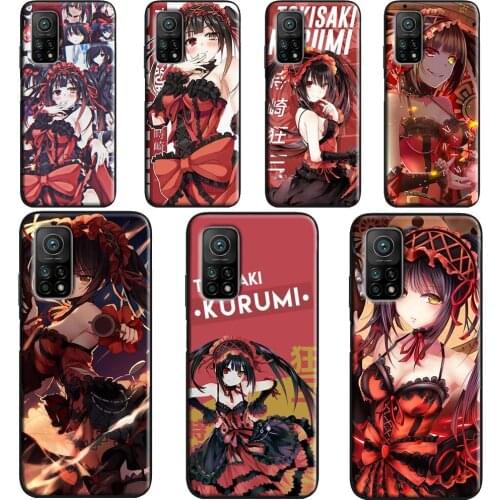 Kurumi Tokisaki Date A Live For Xiaomi Mi 11 Lite Ultra 9 10 A3 Mi 10T 9T Pro Case For POCO M3 F3 F1 F2 X3 Pro Coque