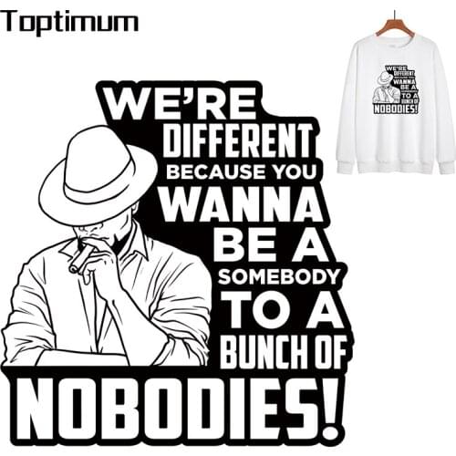 Black clothes patch wholesale bulk iron on patches for clothing Diy T-Shirt Thermal Stripe for jacket heat transfer stickers