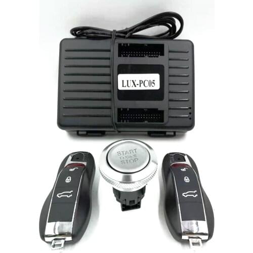 For 05-12 Porsche Boxster/Cayman/911 Car Add Push to Start Stop System Remote Start and PKE Keyless GO Entry CAN BUS Plug Play