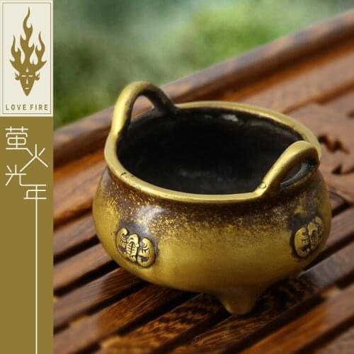 China ancient fine carving Buddha incense Incense burner