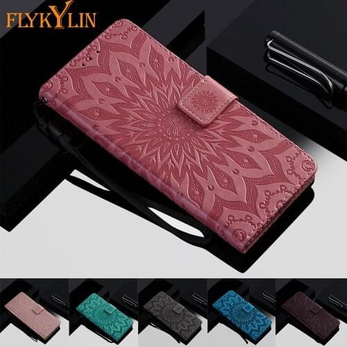 Flip Leather Case on sfor Funda Nokia 1.3 2.3 Cases Wallet Cover for Coque Nokia 3.2 4.2 6.2 7.2 3D Sun Flower Phone Cases Shell