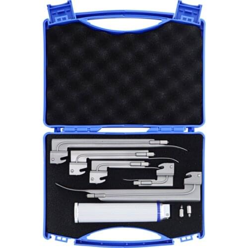 Anesthesia Throat Mirror Intubation Stainless Steel Laryngoscope Adult Child Fiber Optic Laryngoscope Tool Parts