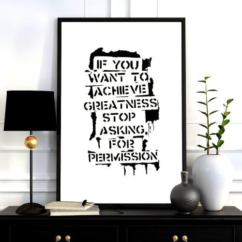 Home Decor Modular Poster Pictures Banksy Letters Symbol Wall Art Canvas Printed Simple Painting for Living Room Modern Artwork