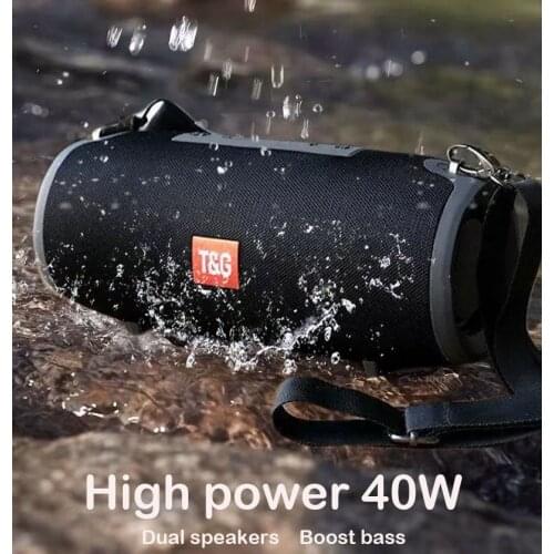 40W High Power Outdoor Bluetooth Speaker super Bass Column Subwoofer Soundbar Portable Speaker Support FM Radio TF crad AUX