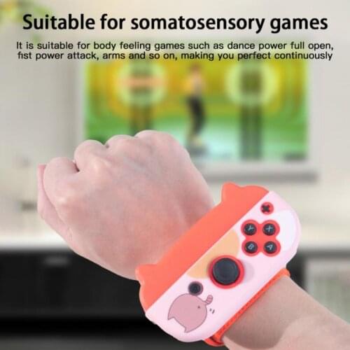Adjustable Game Hands Straps Cat Ear Shape Wristband For Switch Just Dance Left And Right Controller Wrist Strap Accessories