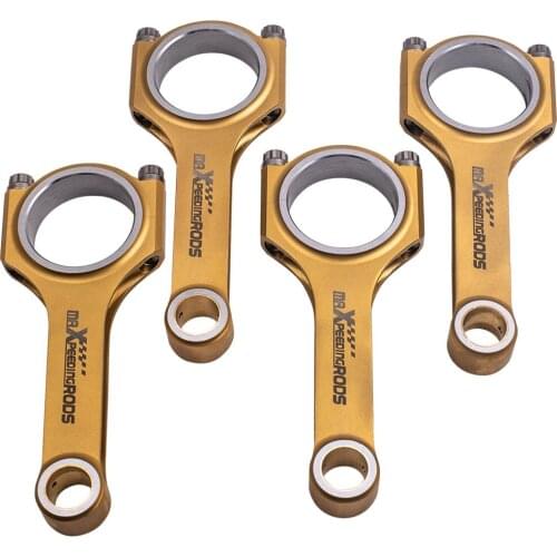 Titanize Connecting Rod For Mitsubishi Delica Lancer 4B12 2.4L engine H-Beam Conrod Connect Rods Balanced Floating Pin ARP Bolt