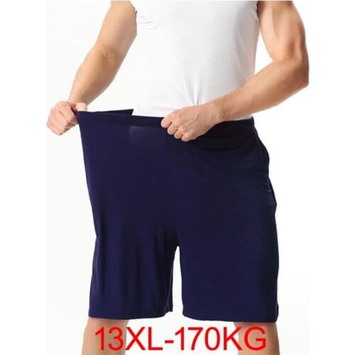 Large size 14XL 170KG summer men cotton shorts soprts cheap Comfortable soft oversize loose shorts black gray shorts 10XL