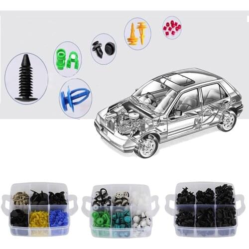 Mixed Car Fasteners Universal Fastener Clips Boxed Door Trim Panel Push Engine Cover Fender Auto Bumper Rivet Retainer