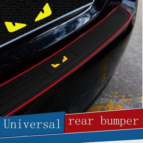 Universal Car Trunk Protective Strip Bumper Anti-collision Anti-slip Tail Door Threshold Rear Guard Plate Protection Stickers