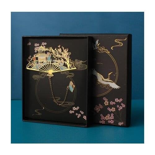 Vintage Chinese Style Metal Hollow Bookmark Stationery Book Folder Office School Exquisite School Supplies